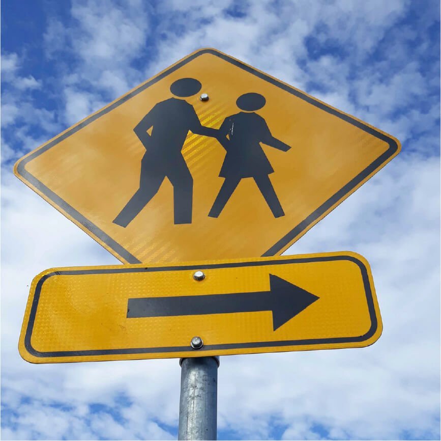 Señalamiento vertical en vinil