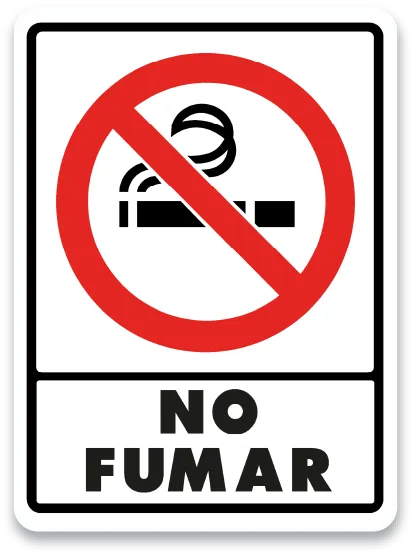 no fumar