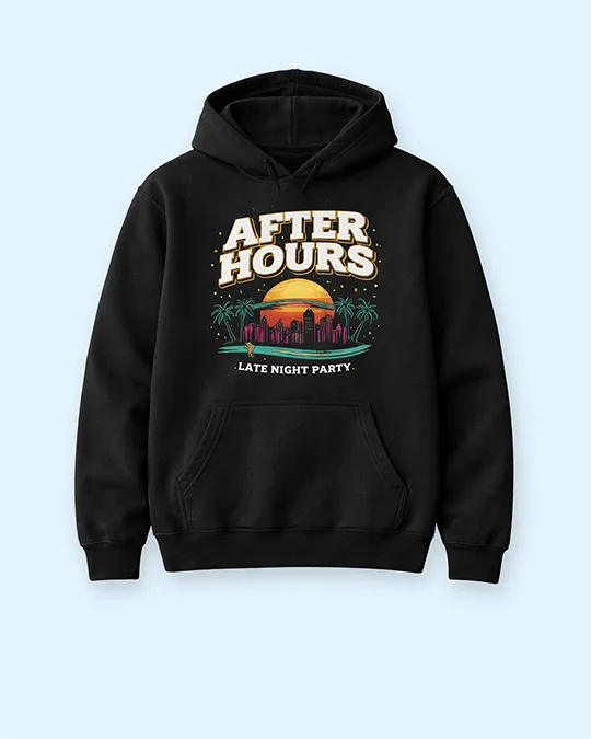 hoodie con serigrafia