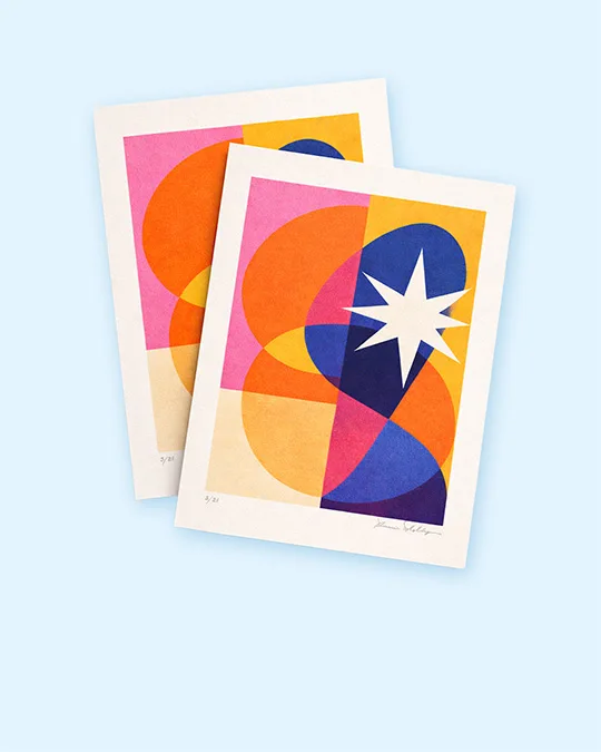 prints de arte serigrafia